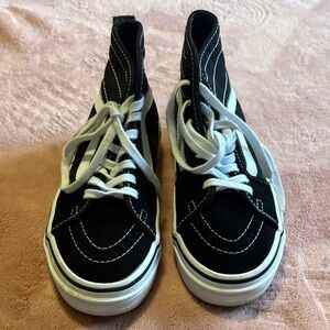 VANS Sentry Sk8-Hi WC Sneakers Black Suede Canvas Women Skate Shoes